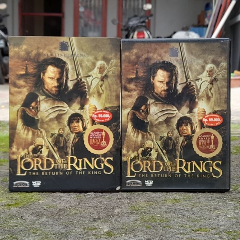 The Lord of the Rings: The Return of the King (2003) 3 Disc ORIGINAL New Line Cinema Teks INDONESIA 