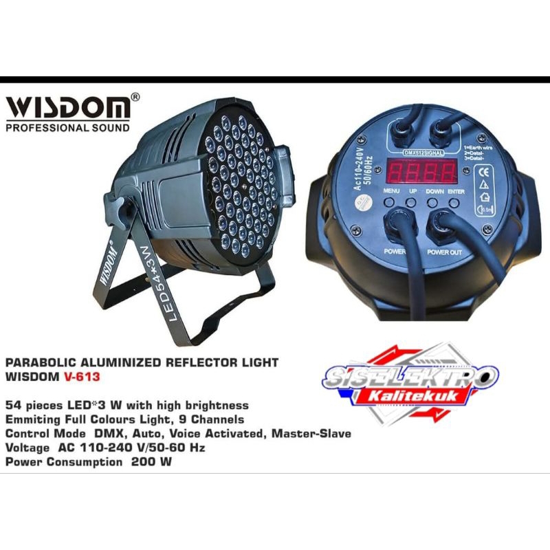 Lampu Parled Wisdom V613 Parlet Wisdom V 613 Wisdom V-613