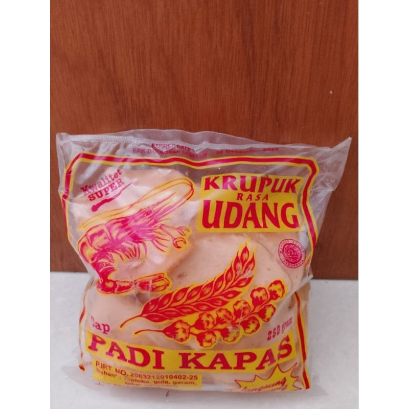 

KERUPUK UDANG CAP PADI KAPAS 20gr