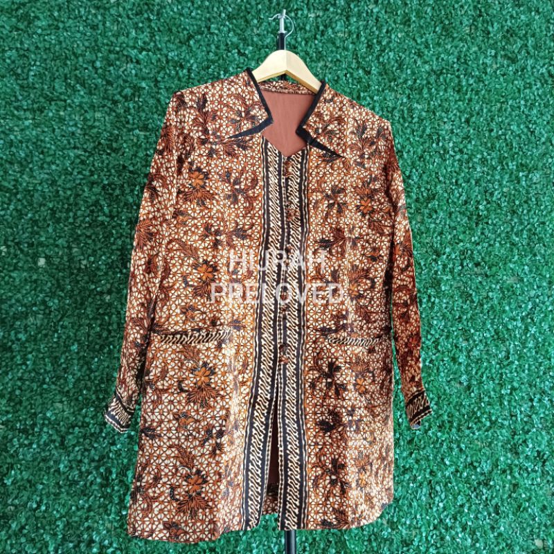 Preloved - Blouse Batik Sutera Wanita