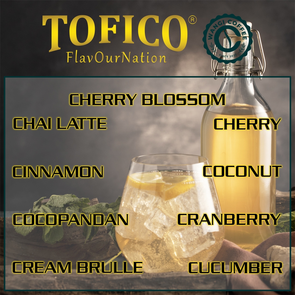 

Tofico Syrups untuk minuman (1000ml) C