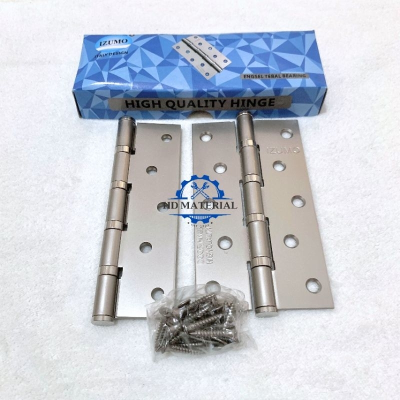 Engsel Pintu / Engsel Pintu Tebal / Engsel Tebal Stainless / Engsel Besi 3" / 5" - Izumo