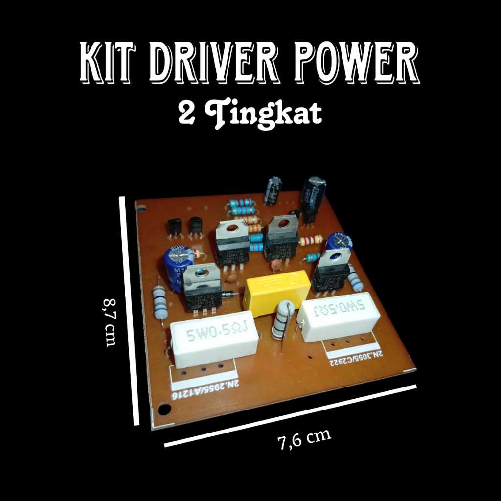 KIT DRIVER POWER 2 TINGKAT DAN 3 TINGKAT INDAR KUALITAS BAIK