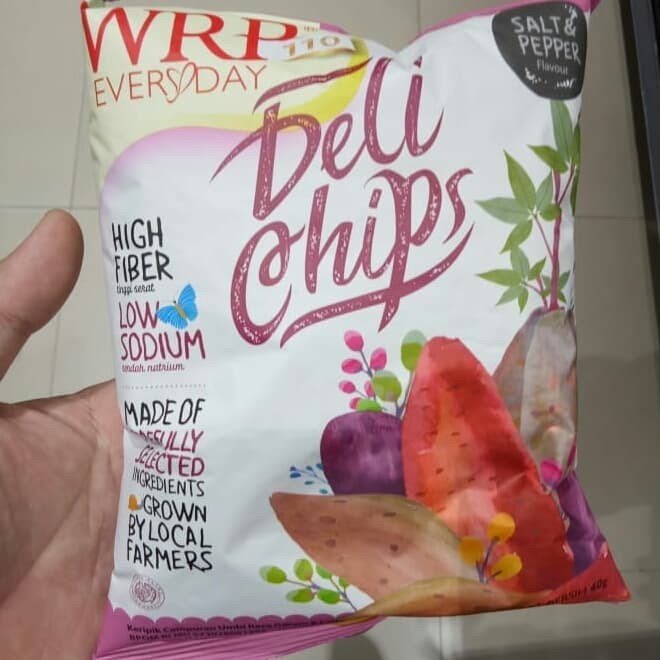 PROMO WRP Cemilan Keripik Kripik Instant Instan Sehat Tinggi Serat Deli Chips Chip Delichips Mix Roo