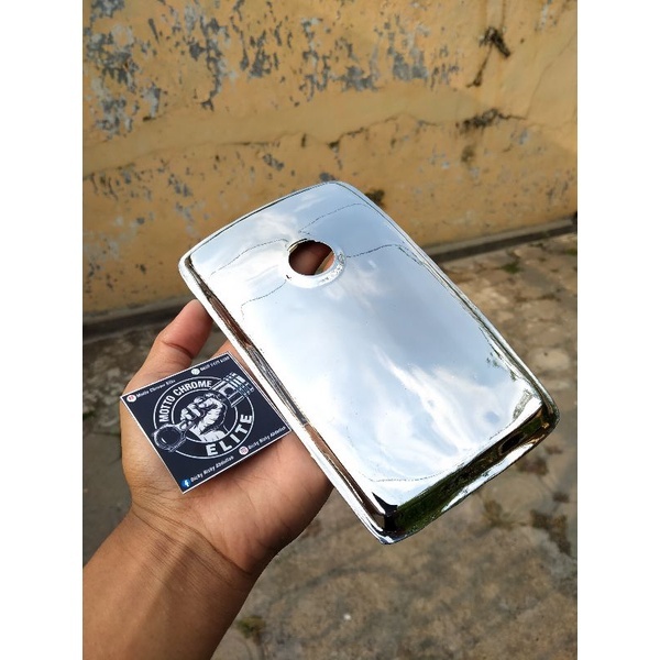 [CHROME CELUP] TUTUP TANGKI GL100 SUDAH CHROME COVER TANGKI GL 100 CROM CHROME