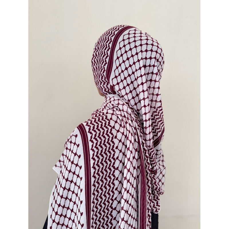 KEFFIYEH VISCOSE PASHMINA - meryem shawl