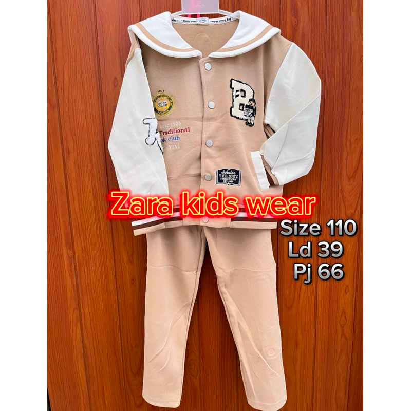 Premium set sweater anak perempuan usia 5-7 tahun