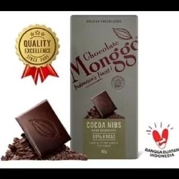 

Monggo Dark Chocolate With Cocoa Nibs