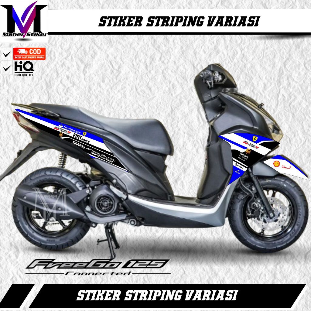 Striping Freego 2023 Variasi Ferrari