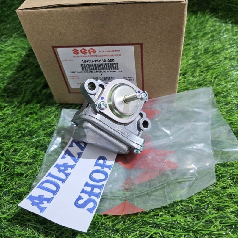 second air valve assy shogun 125 fl robot axelo emisi gas buang original sgp 18450-16H10