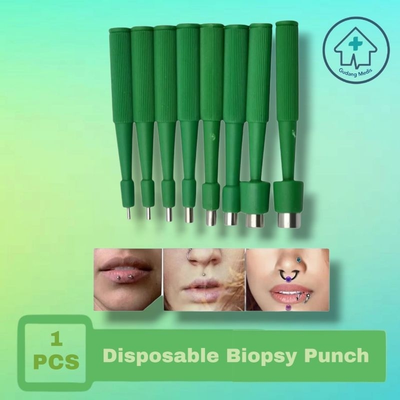 Alat Pelubang Kulit  Disposable Biopsy Punch