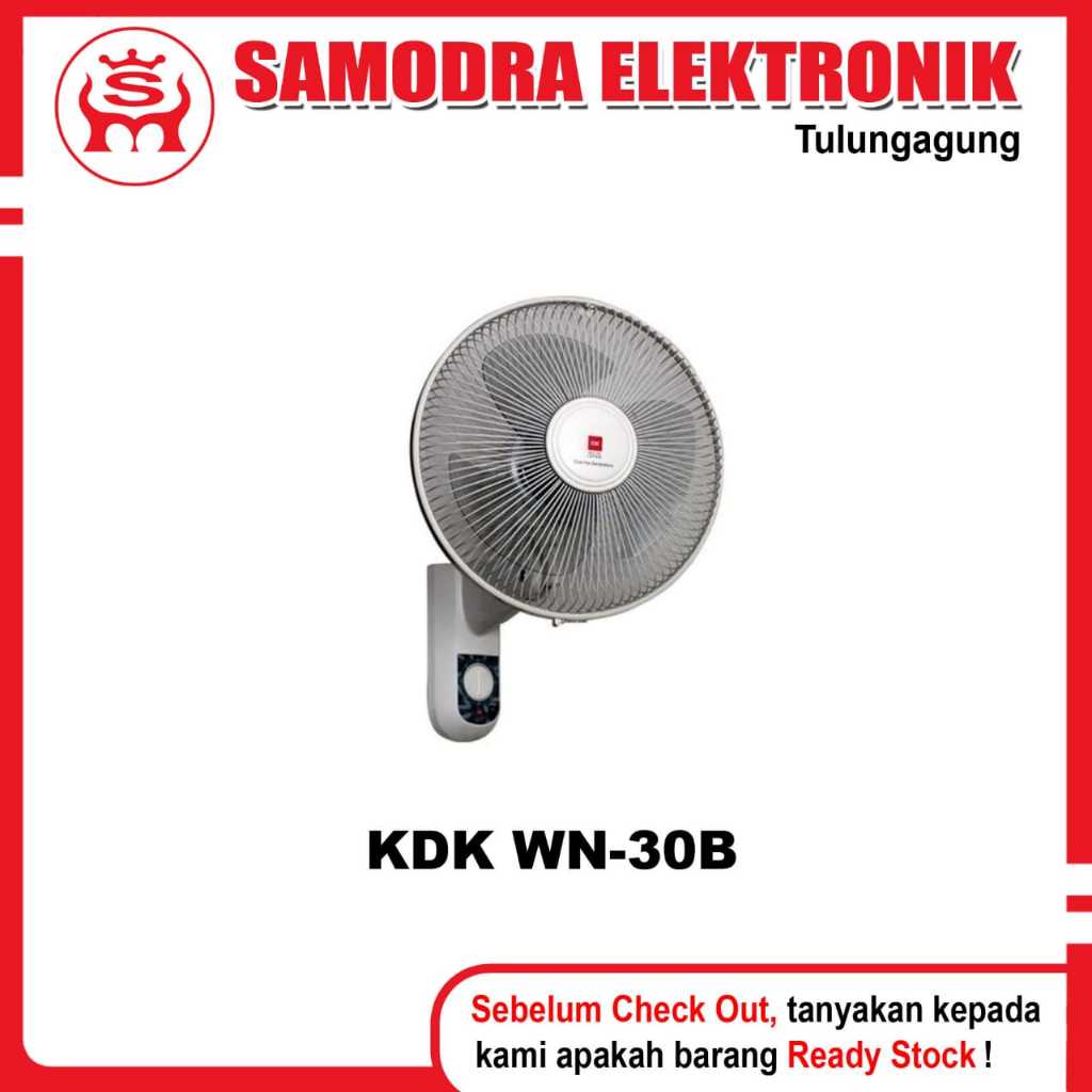 Kipas Angin KDK WN-30B | Kipas Angin Dinding 12 Inch KDK