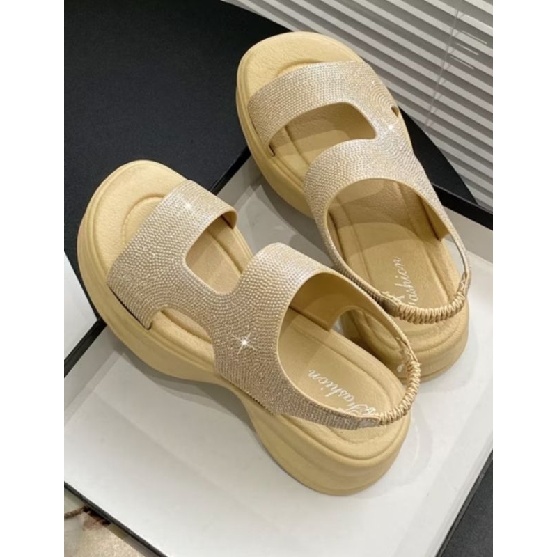 sandal sepatu wanita/gliter/sepatu sandal korea/sandal gliter