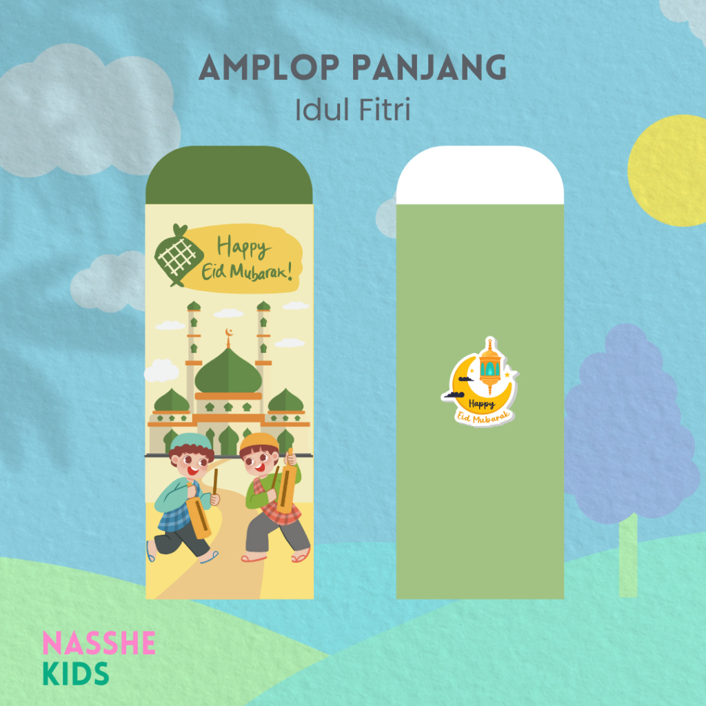 

NASSHE KIDS - AMPLOP LEBARAN/AMPLOP ANGPAO LEBARAN IDUL FITRI (10PCS) 5