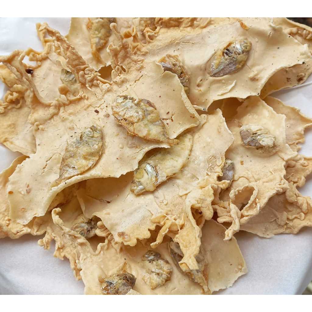 

peyek ikan kecil gurih untuk lauk makan