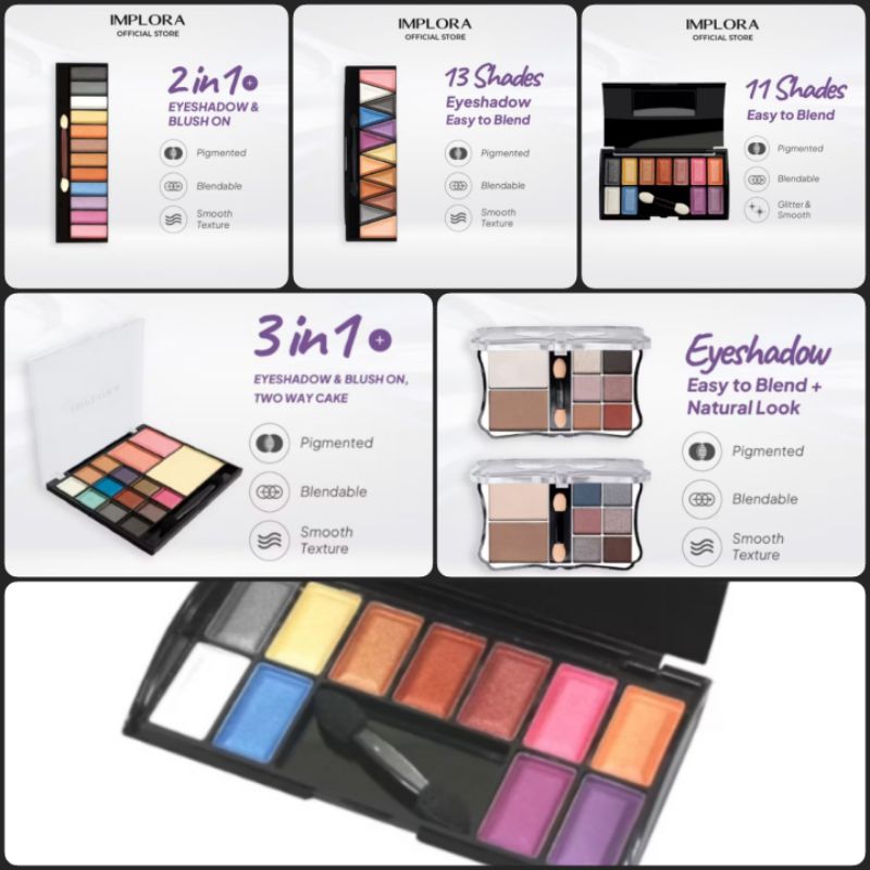 Implora Make Up Palette Eyeshadow Cappadocia