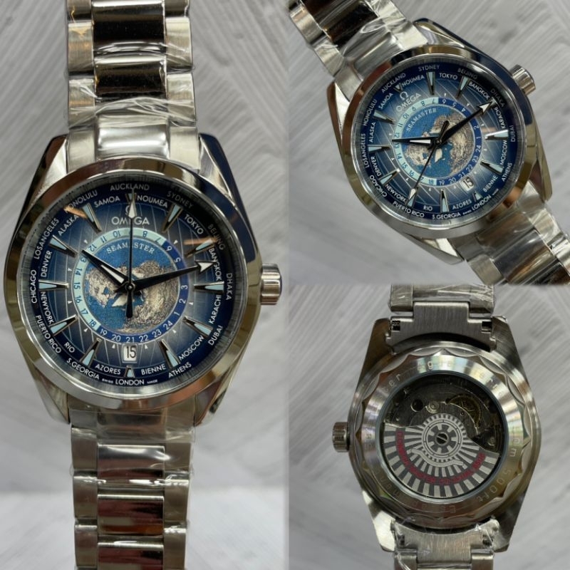 JAM TANGAN PRIA OMEGA SEAMASTER AQUA TERRA CHAIN AUTOMATIC JAPAN DIAMETER 40mm #jamtanganpria