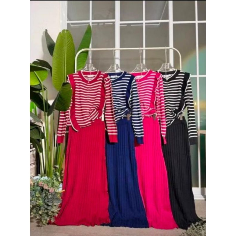 SET ROK RAJUT  by SHADE LOOK BKK ~FUSCHIA~