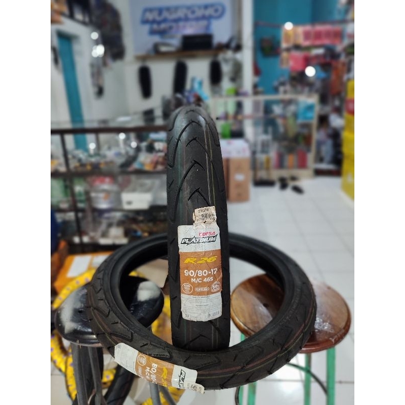Ban Corsa platinum R26 90/80-17 & 80/80-17 Tubeless