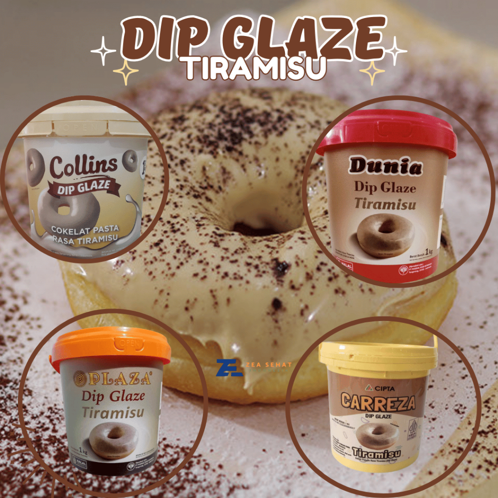 

Dip Glaze 1kg Rasa Tiramisu All Brand Olesan Donat dan Roti