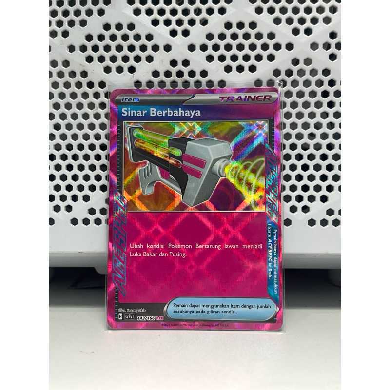 Sinar berbahaya ACE 143/166 TCG pokemon indonesia
