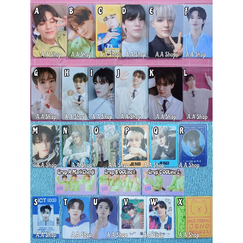 Ready (GET DISC sd 6k) Poca Jeno set SG23 Season Greeting POB SMStore PC SG 2023 Bene SM Store Benef