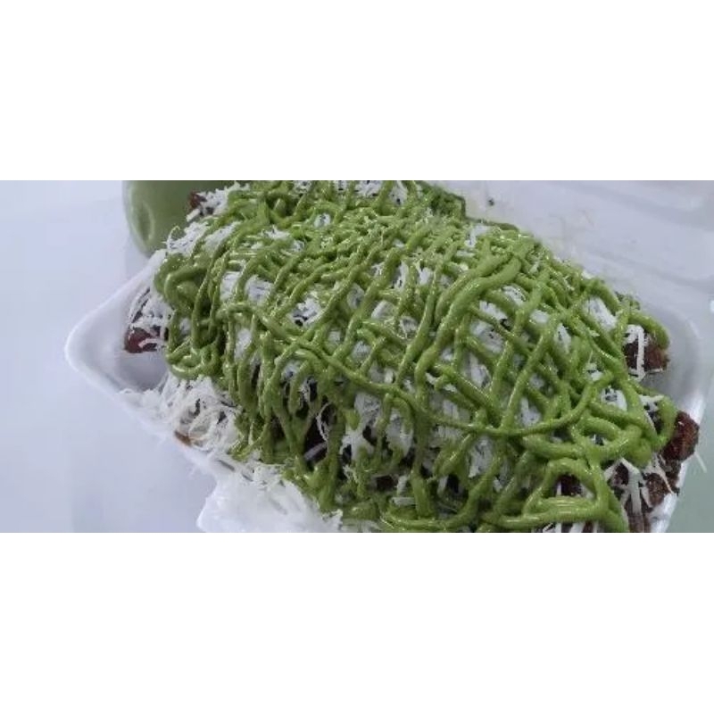 

pisang keju rasa pandan