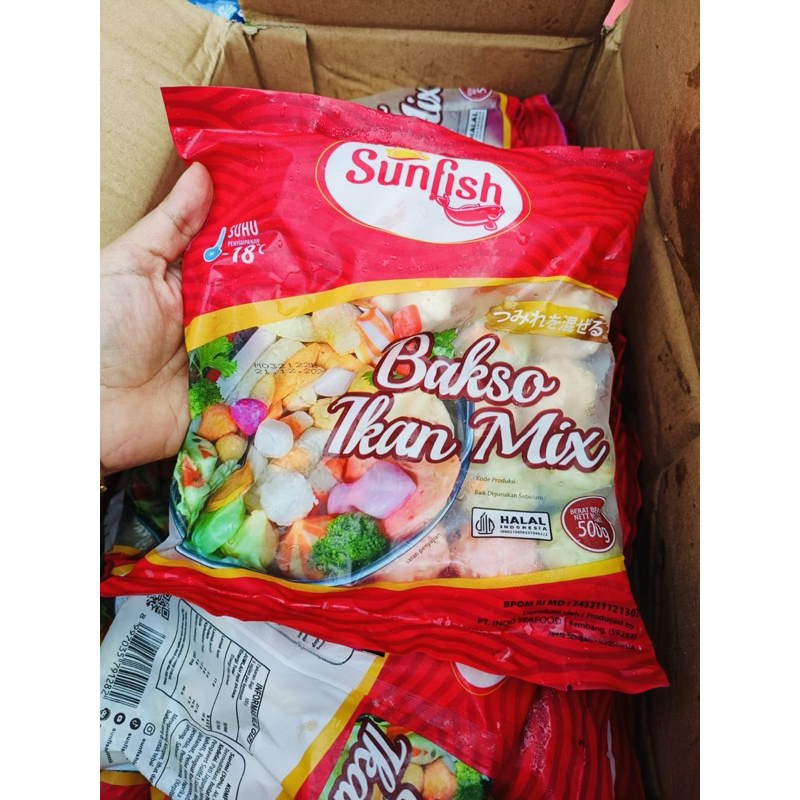 

SUNFISH BAKSO IKAN MIX 500 gr