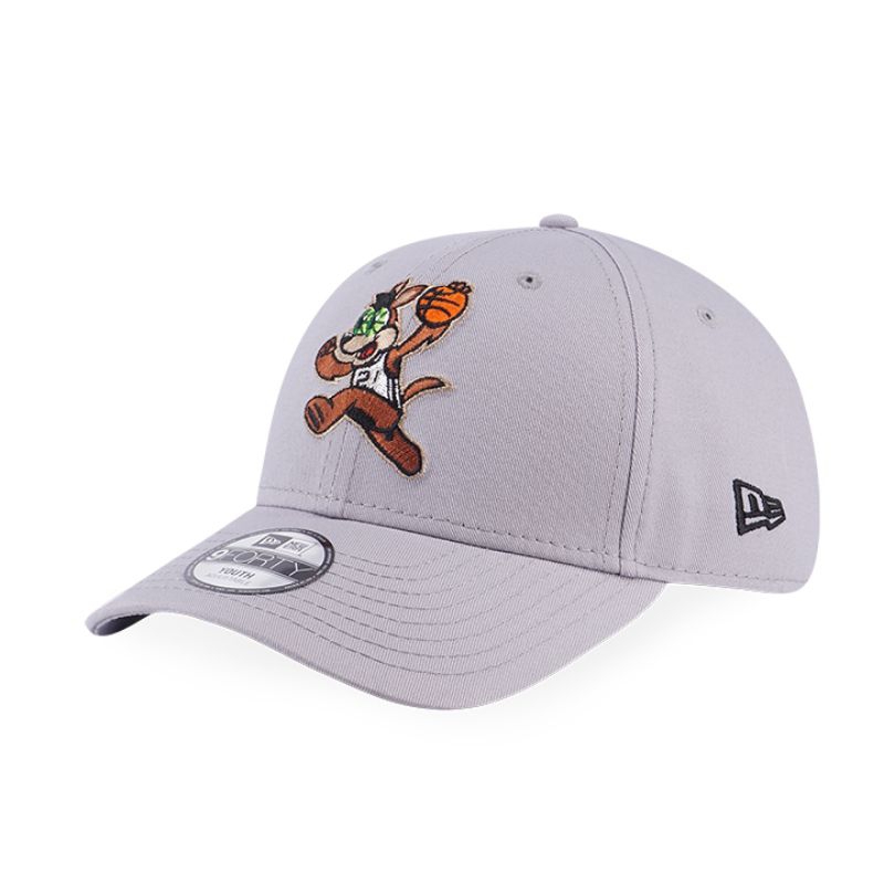 Topi Anak New Era Cap San Antonio Spurs Mascot Kids 9Forty Adjustable Original