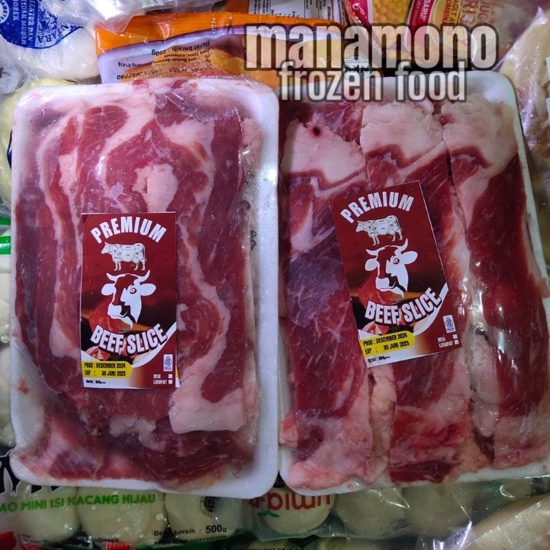 

Beef slice 500gr daging slice premium