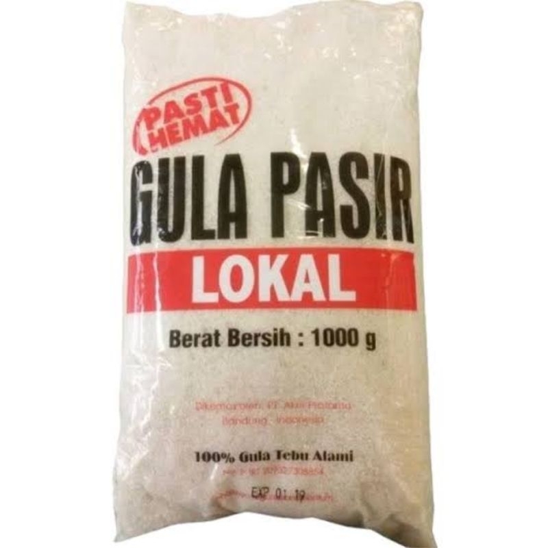 

Gula Pasir Lokal Berat Bersih: 1kg