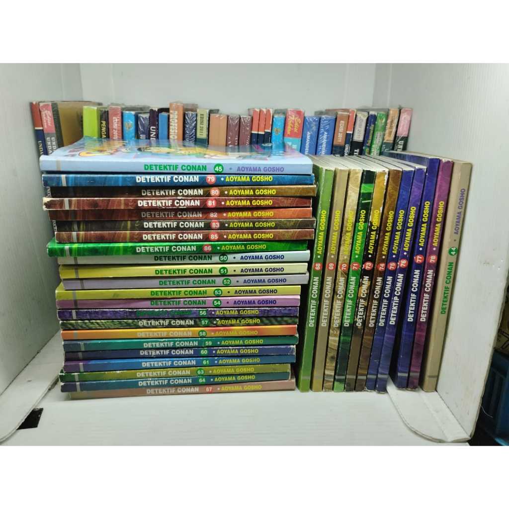 BUKU KOMIK CABUTAN: DETEKTIF CONAN NOMOR : 3 (4 SEGEL) 14 28 39 44 45 50 51 52 53 54 56 57 58 59 60 