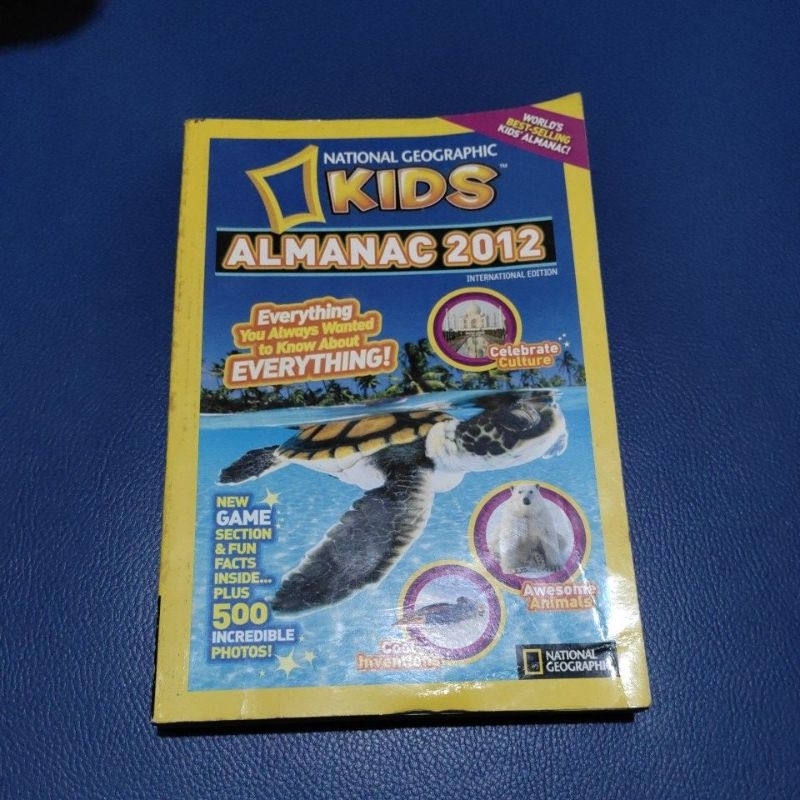 MAJALAH NATIONAL GEOGRAPHIC KIDS ALMANAC 2012 INTERNATIONAL EDITION