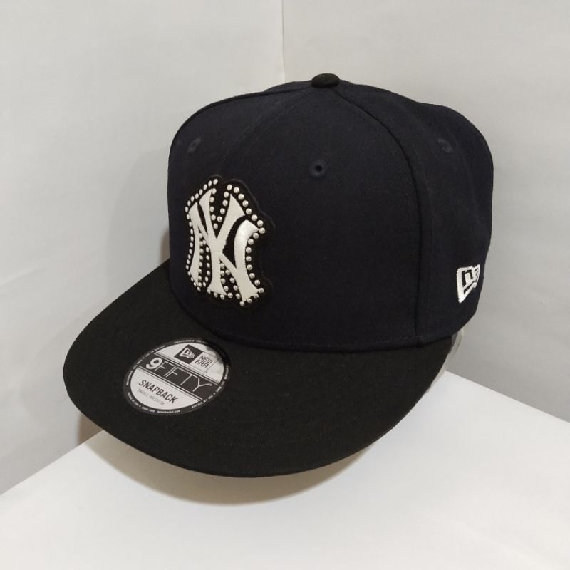 Topi New Era Original 100% 9Fifty MLB New York Yankees Dual Tone Navy/Black New
