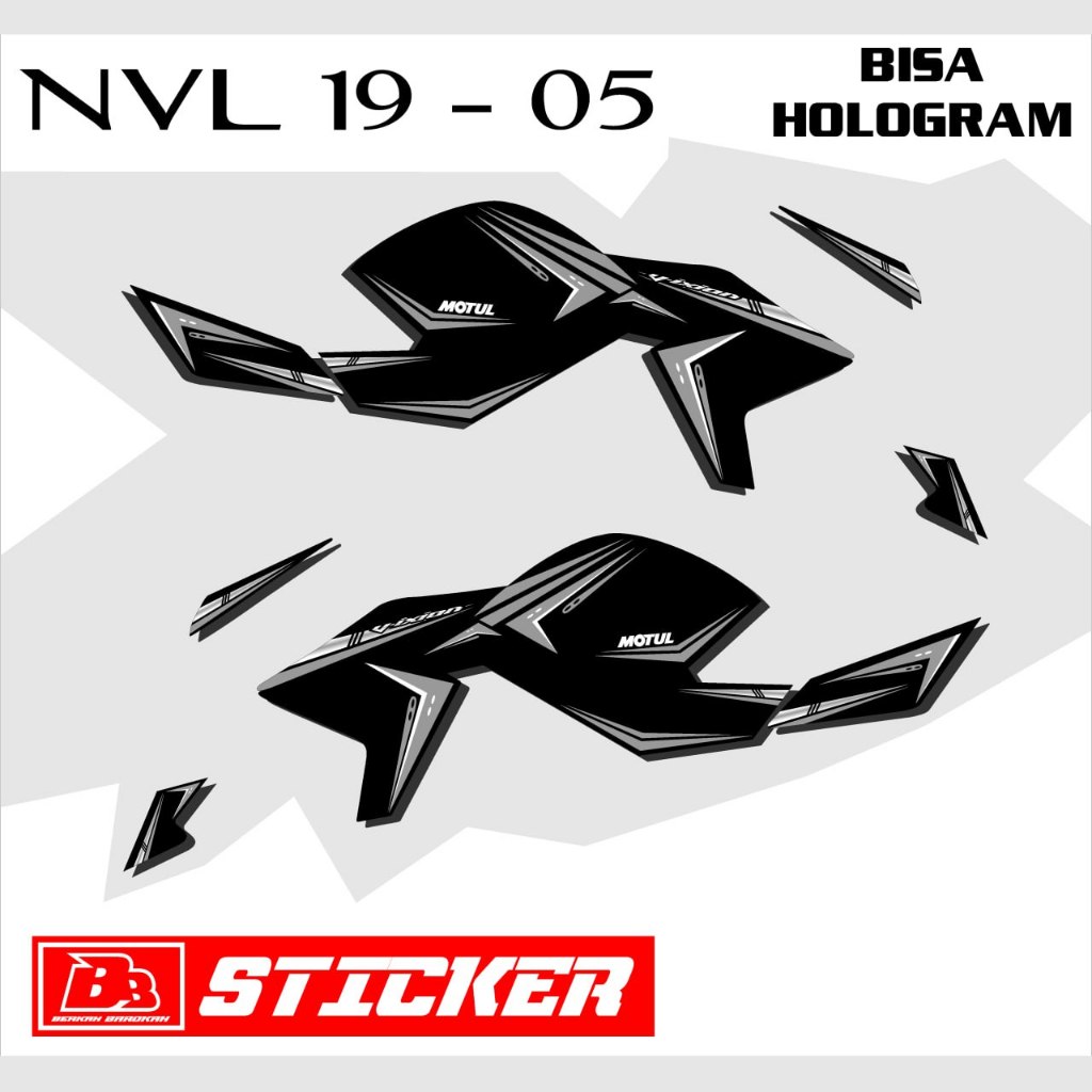 STRIPING VIXION NVL YAMAHA NEW VIXION LIGHTNING BISA HOLOGRAM SEMIFULL NVL 19
