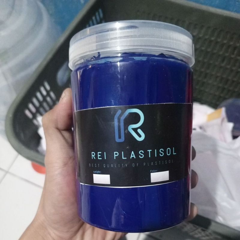 

plastisol blue solid sangat kuat kemasan 1kg