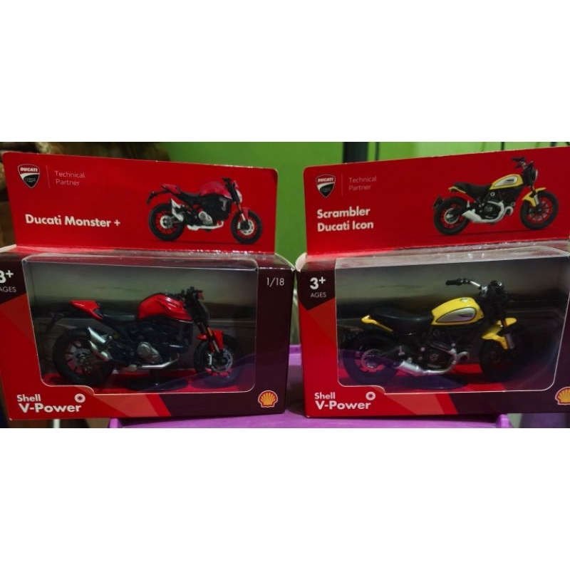 Diecast ducati Scrambler & ducati Monster