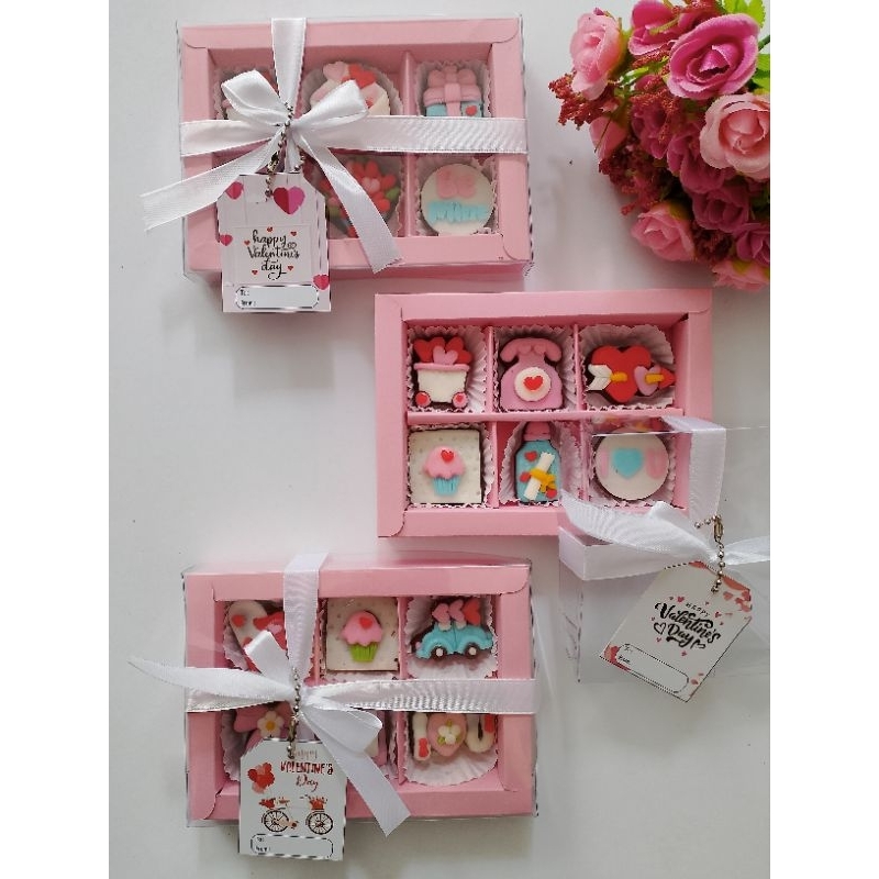 

hampers valentine isi 6 premium chocolate