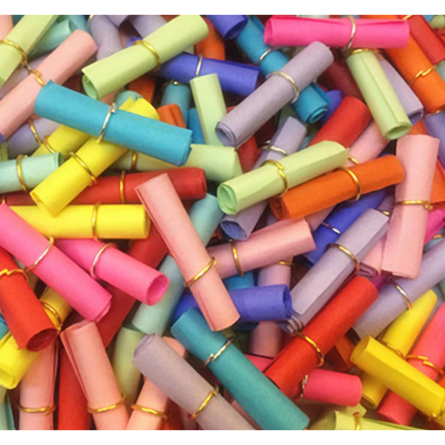 

Kertas surat kapsul / SURAT KAPSUL / Surat Kapsul, Capsule Message, Wish Jar, Kapsul Surat