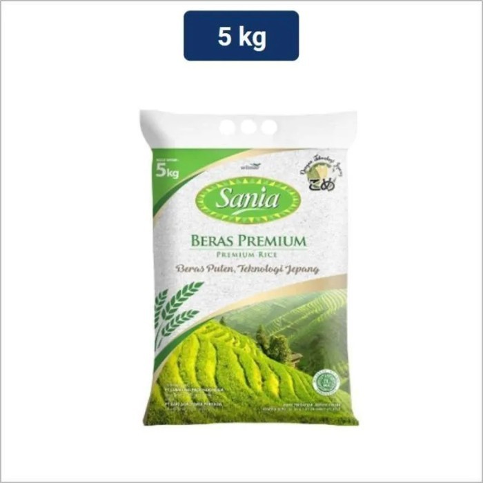 

READY CIKARANG - BERAS SANIA 5 KG PREMIUM PROMO SALE LEGIT PULEN ENAK PROMO