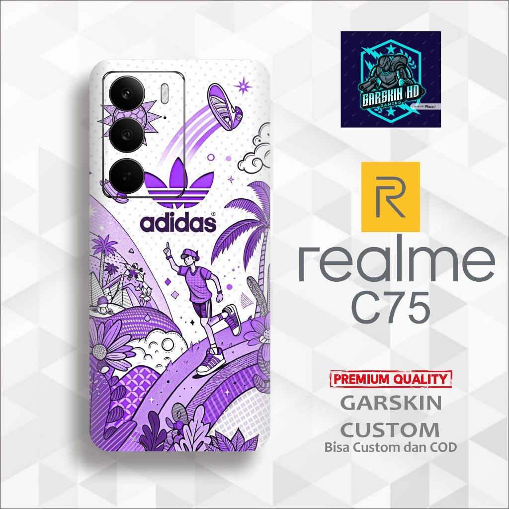 Garskin Stiker / Case Stiker Premium Realme C75 Banyak Variasi GET 2 PCS