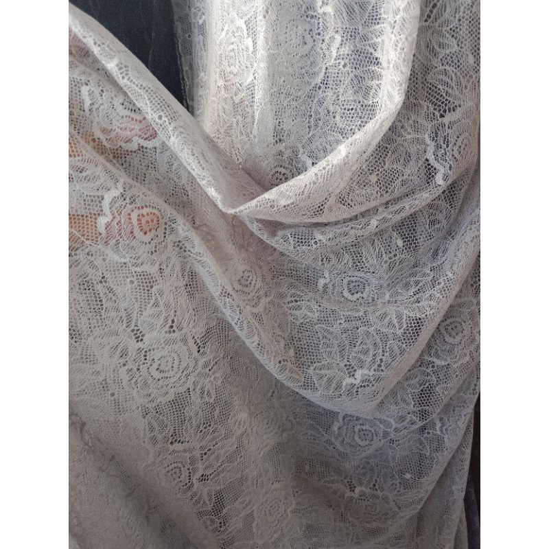 bahan burkat santily /burkat santily /harga 0,5m / kain burkat santily premium/ burkat santily antik