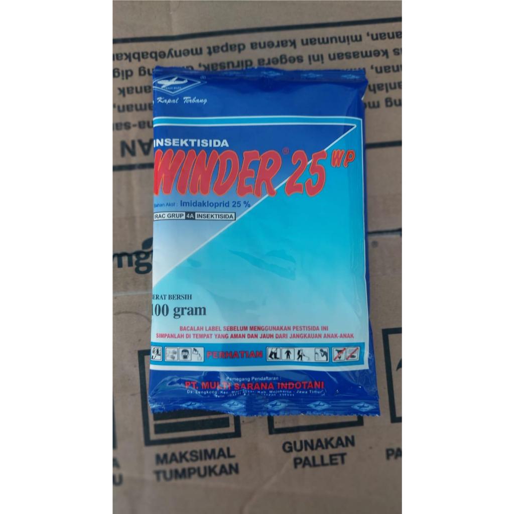 WINDER 25WP 100gram Insektisida Sistemik Basmi Kutu Daun, Thrips, Wereng, Kutu Loncat, Lalat Buah