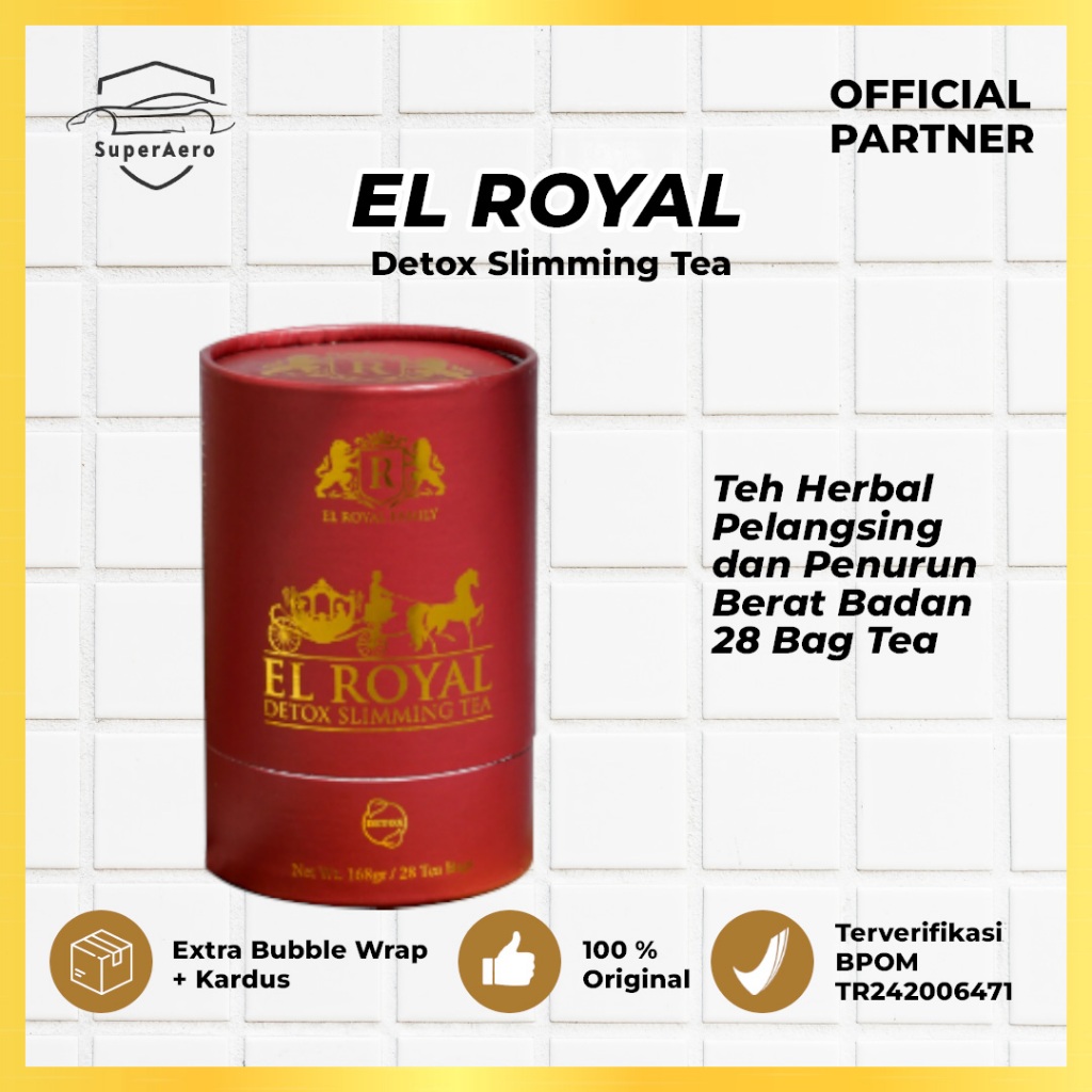 

EL ROYAL Detox Slimming Tea - Teh Herbal Membakar Lemak dan Menurunkan Berat Badan