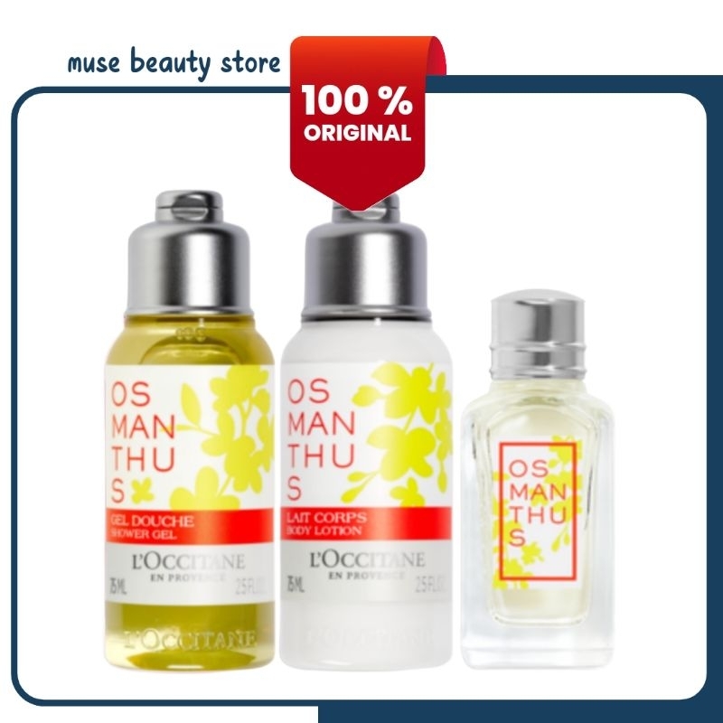 [ LOCCITANE ] OSMANTHUS LIMITED EDITION EXCLUSIVE SET PROMO PAKET TRAVEL SIZE TRIAL KIT GIFT-SET