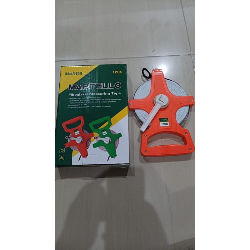 Meteran Tancap 50 Meter | Meteran Rol Gulung 50 M | Meteran Gulung 50 Meter