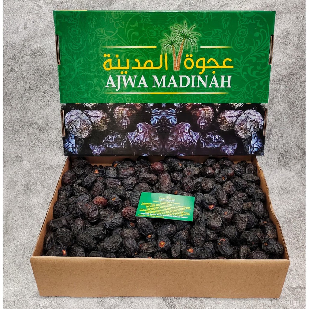 Kurma Ajwa Black 5kg / Kurma Ajwa Madina / kurma ajwa jumbo 5 kg