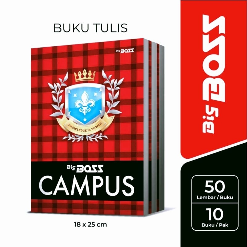 

Big Boss Campus 50 Lembar Buku Tulis - 1 Pak