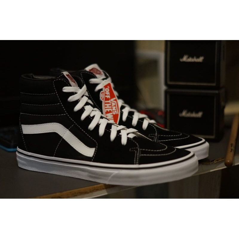 vans Sk8 Hi Black White