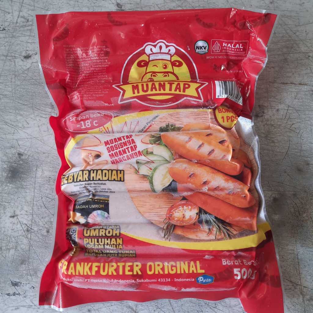 

Sosis bakar mantap frankfurter original 500 gr isi 7 / sosis bakar jumbo murah enak